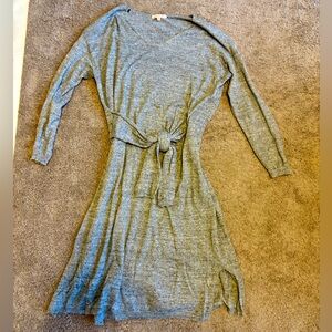 Gibson Latimer Gray Long Sleeve Dress